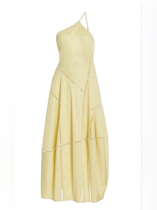 cult gaia Dresses & Skirts - NWT Cult Gaia lime sabra rare barrel dress L $598